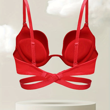 Simple Solid T-Shirt Bra