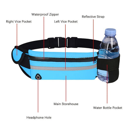 Reflective Running Waist Bag