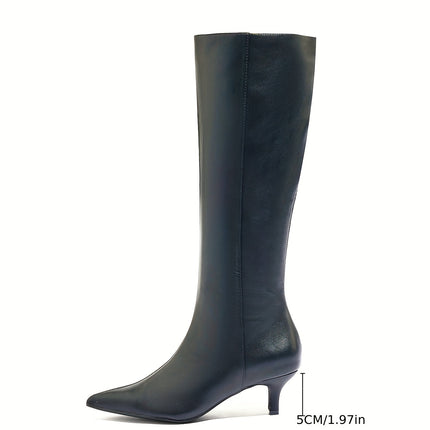 Chic Pointed Toe High Heel Boots