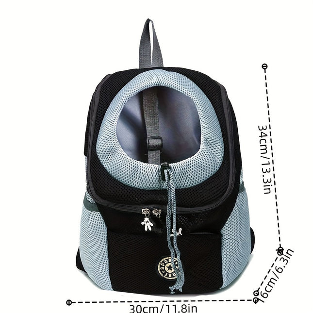 Breathable Dog Carrier Backpack for Travel & Adventuresrips - Monti Bargains