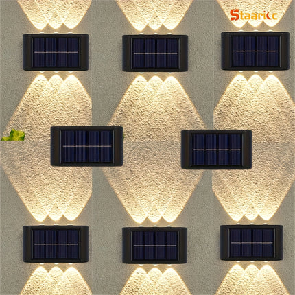Staaricc Solar Wall Lights – Elegant Outdoor Lighting Solution