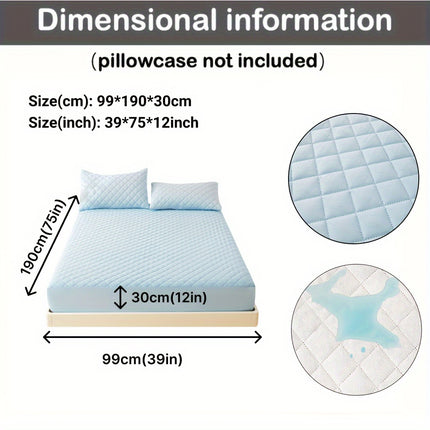 3-Layer Quilted Waterproof Fitted Sheet Protector
