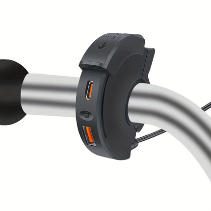 Motorcycle Fast USB Charger – Dual Ports for All Devices