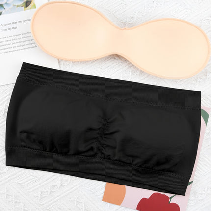 Double-Layer Shoulderless Strapless Bra