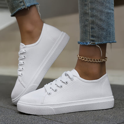 Classic Canvas Lace-Up Sneakers