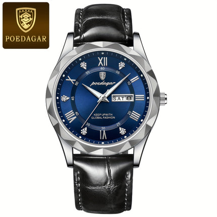 Casual Luminous Dual Calendar Quartz Watch