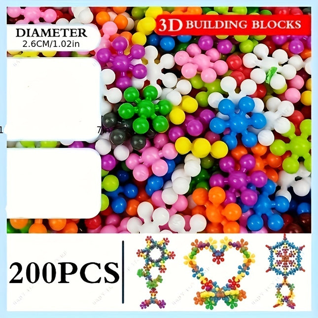 3D Plum Blossom Building Blocks – Fun Puzzle Toys