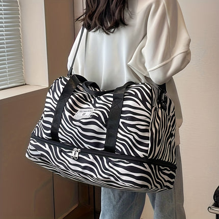 Animal Print Travel Duffel Bag