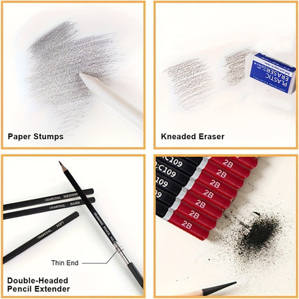 Professional Sketching Pencil Set: Perfect for Artists & Students