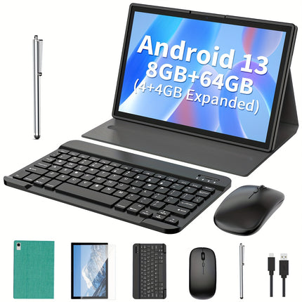 2-in-1 Android Tablet with Keyboard & Stylus – Work Anywhere