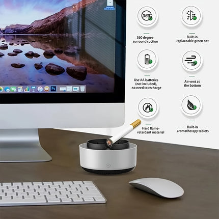 PureBreeze Smart Ashtray - Monti Bargains
