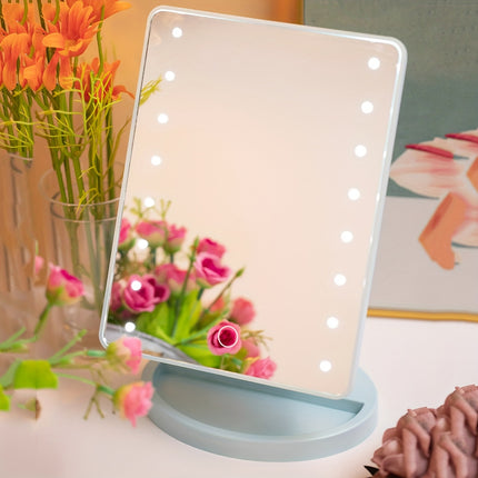 16 LED Rotatable Makeup Mirror – Perfect Lighting Anywhere - Monti Bargains