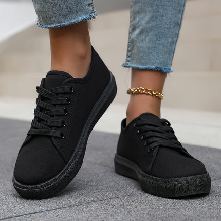 Classic Canvas Lace-Up Sneakers