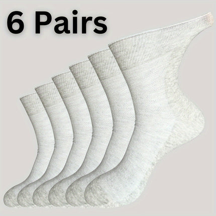 Men's Breathable Cotton Mid-Calf Socks