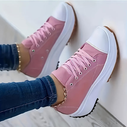 Women's Chunky Canvas Sneakers