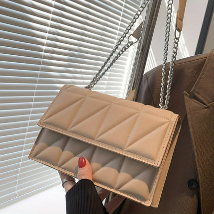 Quilted Chain Crossbody Bag