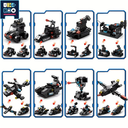 8-in-1 City Building Blocks - Monti Bargains