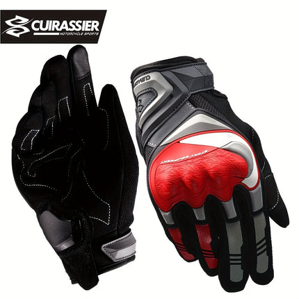 Breathable Motorcycle Gloves – Touchscreen & Night Reflective