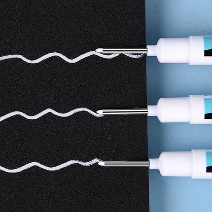 3pcs White Marker Pens for Crafts