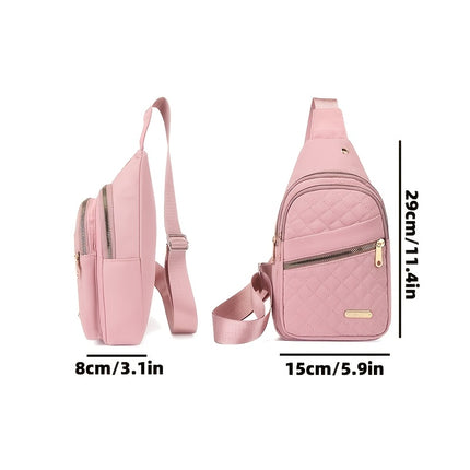 Quilted Casual Chest Bag