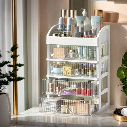 Multi-Layer Desktop Organizer with Drawers