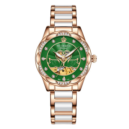 ORKINA Luxury Mechanical Skeleton Watch