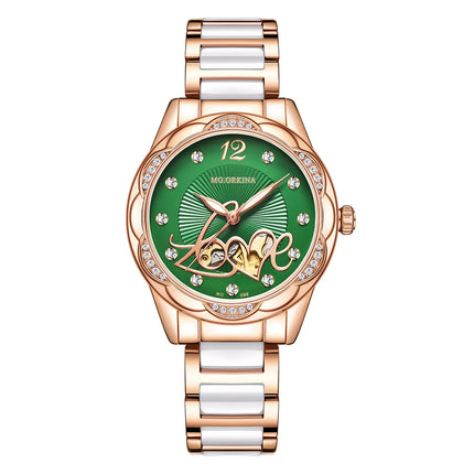 ORKINA Luxury Mechanical Skeleton Watch