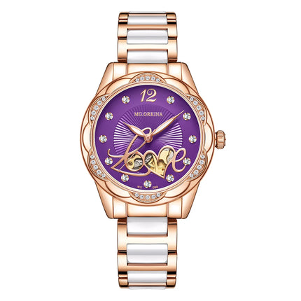 ORKINA Luxury Mechanical Skeleton Watch