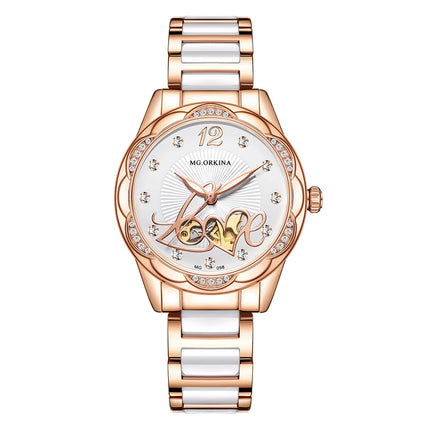 ORKINA Luxury Mechanical Skeleton Watch