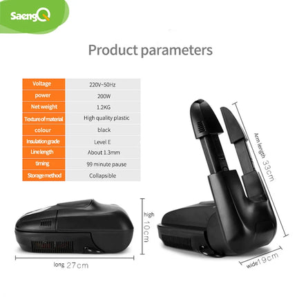 Smart Electric Shoe Dryer & Sanitizer