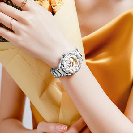 ORKINA Luxury Mechanical Skeleton Watch