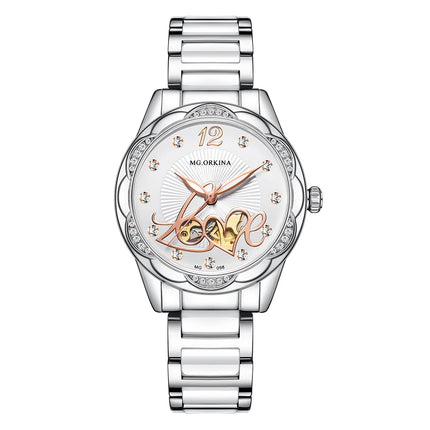 ORKINA Luxury Mechanical Skeleton Watch