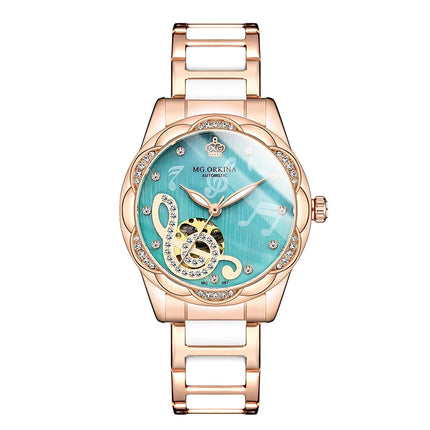 ORKINA Luxury Mechanical Skeleton Watch