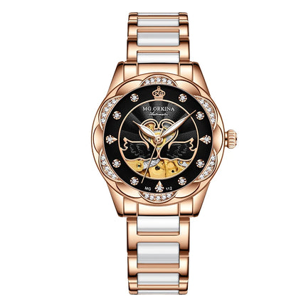 ORKINA Luxury Mechanical Skeleton Watch