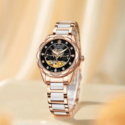 ORKINA Luxury Mechanical Skeleton Watch