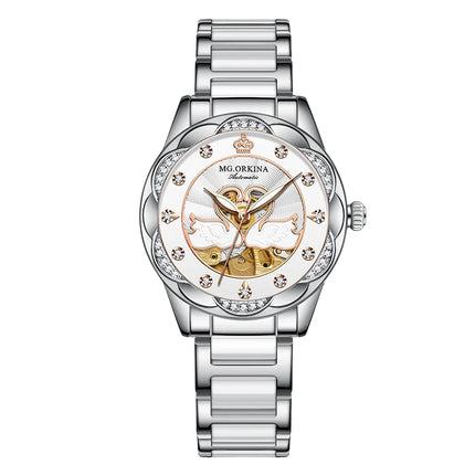 ORKINA Luxury Mechanical Skeleton Watch