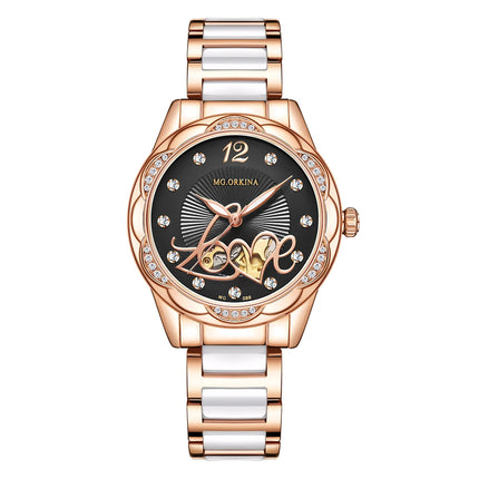 ORKINA Luxury Mechanical Skeleton Watch