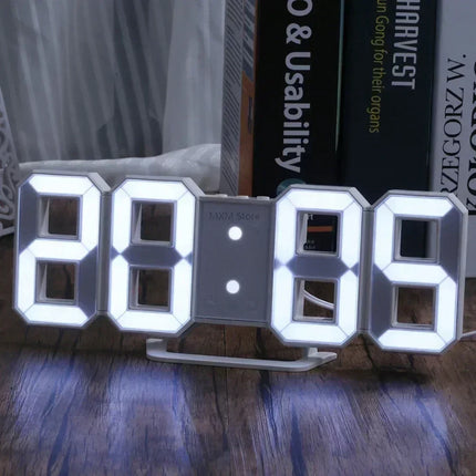 3D LED Digital Glow Wall Clock