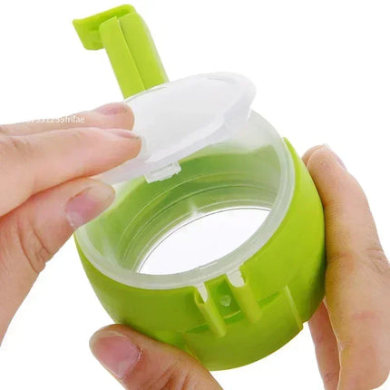 Food Preserving Clip with Dispenser