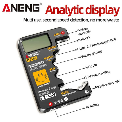 ANENG BT189 Universal Battery Tester Tool