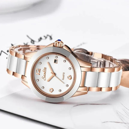 Rose Gold Fashion Bracelet Women’s Watch