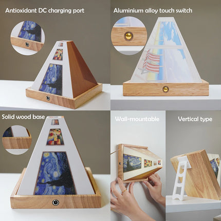 3D Optical Wall Lamp Night Light