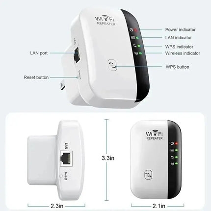 Compact Wireless WiFi Signal Booster