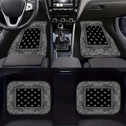 Antique Persian-Style Car Floor Mats Set