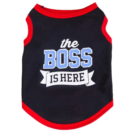 Summer Cotton Pet Vest Tee