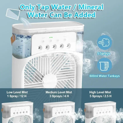 Portable 3-in-1 Air Cooler Fan