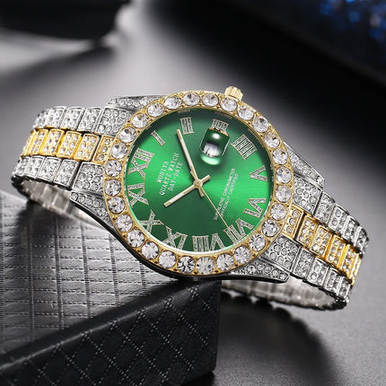 Iced Out Hip Hop Men’s Watch