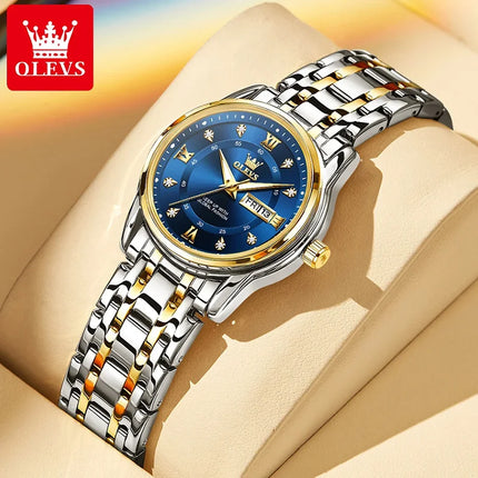 OLEVS Diamond Dial Luxury Women’s Watch