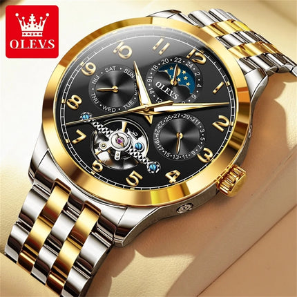 OLEVS Multifunctional Automatic Steel Watch