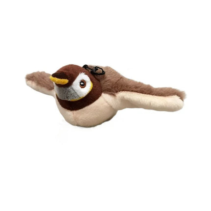 Rechargeable Chirping Plush Catnip Bird Toy